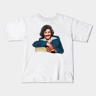 Freddy Fender - An illustration by Paul Cemmick Kids T-Shirt